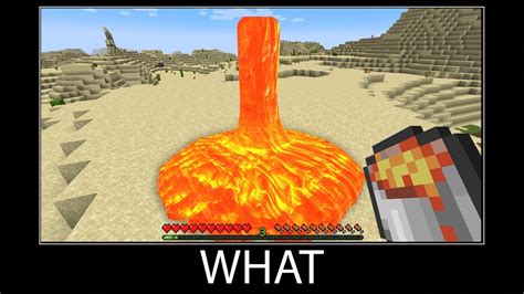 Minecraft Wait What Meme Part Realistic Lava Minecraft Videos