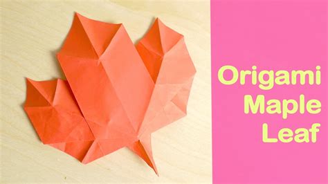 Origami Maple Leaf YouTube