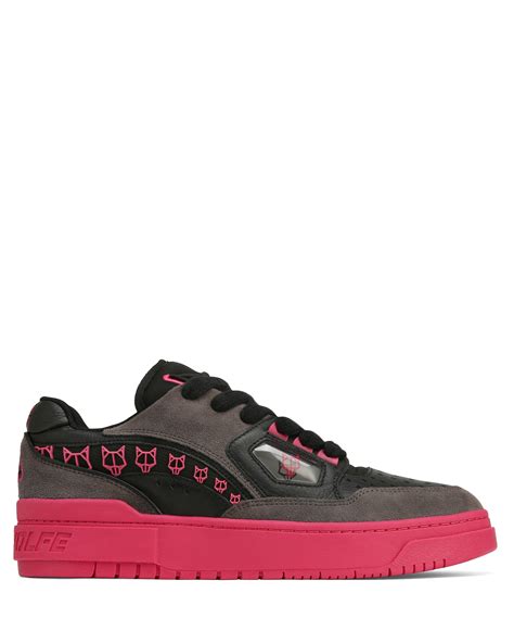 Naked Wolfe Man Luxury Sneakers NW 00 Black Pink Combo In Red Lyst