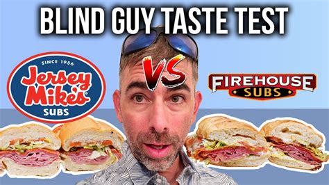 Jersey Mike S Vs Firehouse Subs Blind Guy Taste Test YouTube