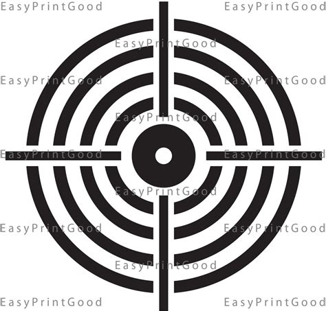 Target Svg Target Cutting File Shooting Target Silhouette Etsy Hong Kong