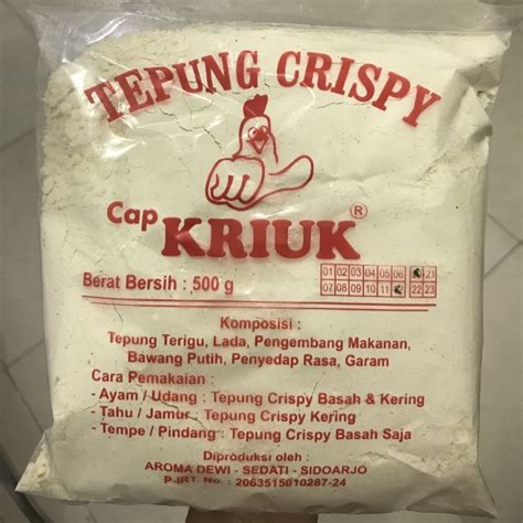 Jual Tepung Crispy Cap Kriuk G Shopee Indonesia