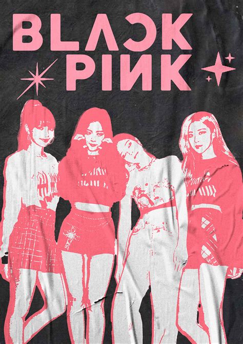 Black Pink posters on Behance