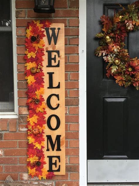 10 Fall Welcome Porch Sign Homyracks