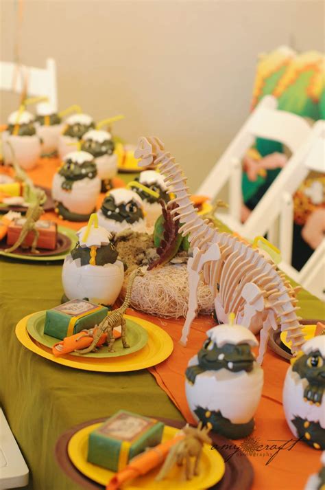 Dinosaurs Birthday Party Ideas Photo 2 Of 20 Catch My Party