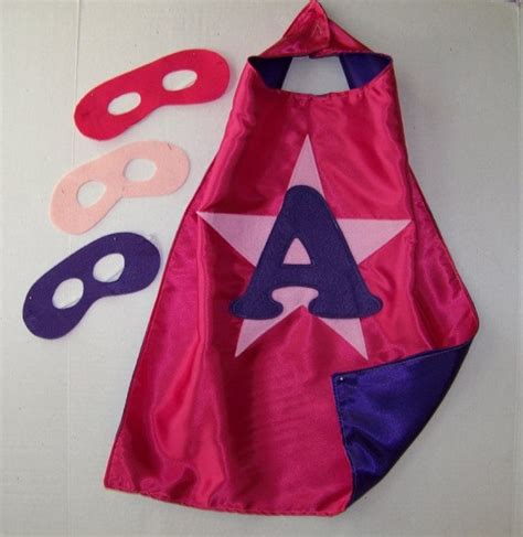 Personalized Customized Double Sided With Mask Superhero Party Capes