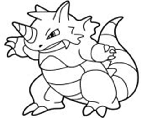 Rhyhorn Coloring Pages Coloring Pages