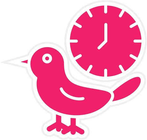 Early Bird Vector Icon Style 22435177 Vector Art at Vecteezy