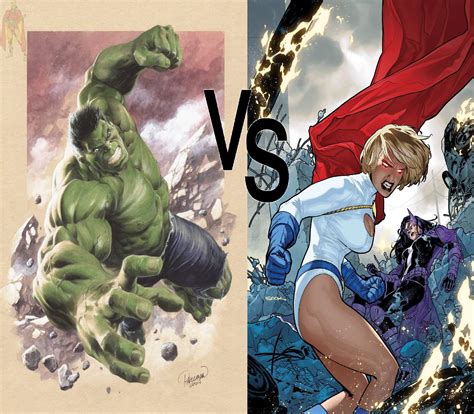 Jsadefenders Tournament 6 The Hulk Vs Power Girl Comics Amino