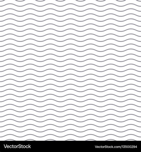 Seamless wavy line pattern Royalty Free Vector Image