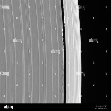 Shepherd Moon Daphnis Stock Photo - Alamy