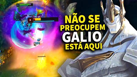 O Melhor Jeito Para Jogar De Galio No Mid Galio Mid Contra Vex Youtube