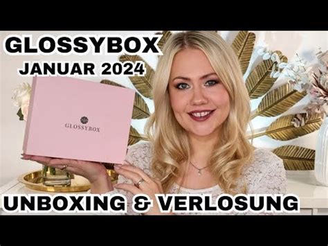 GLOSSYBOX JANUAR 2024 UNBOXING VERLOSUNG YouTube