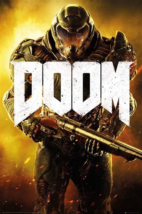 Big Poster Gamer Doom Lo005 Tamanho 90x60 Cm Elo7