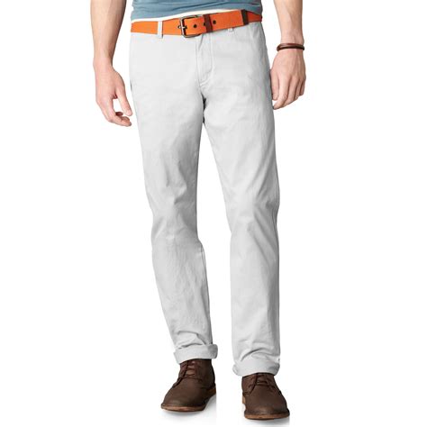 Lyst Dockers Slim Fit Alpha Khaki Pants In White For Men