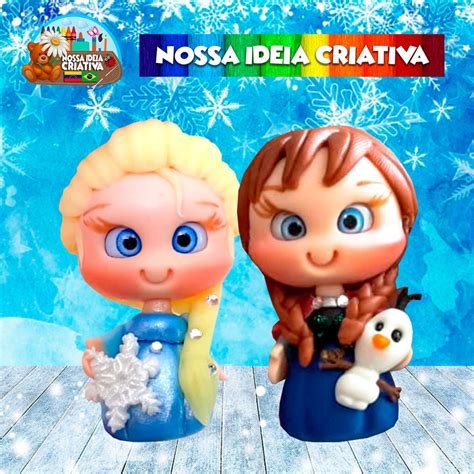 Aplique De Elsa E Anna Frozen Elo Produtos Especiais