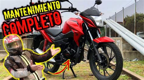 Mantenimiento Kit De Arrastre Honda CB125F TWISTER Completo En Casa