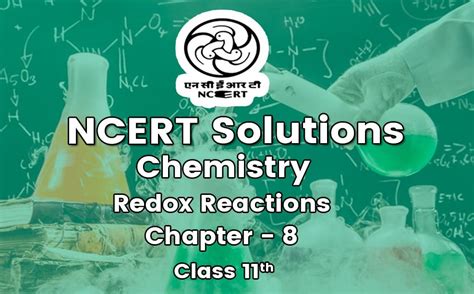 Ncert Solutions For Class 11 Chemistry Chapter 8 Redox Reactions