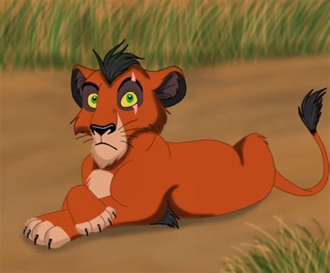 Artwork - Scar as a cub (The Lion King) | CubeCraft Games