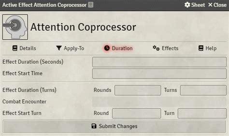 Active Effect Sr Foundry Vtt System Wiki