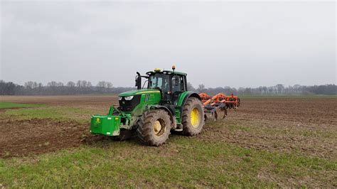 Uprawa Pod Groch I Wtopa S Siada John Deere M Mandam Spec