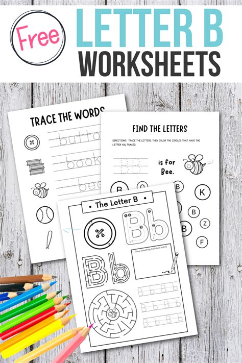 Free Letter B Worksheets For Kindergarten - Infoupdate.org