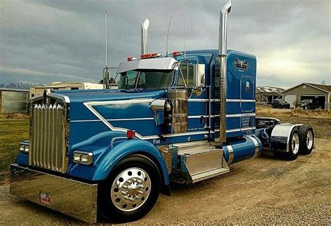 Semitrckn — Kenworth Custom W900l Big Trucks Kenworth Trucks Big Rig Trucks