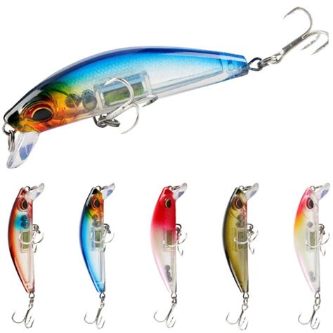 1pcs 7cm 11g Minnow Fishing Lure Wobblers 3d Eyes Sinking Hard