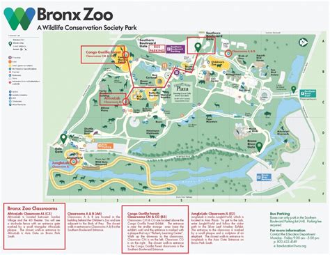 Bronx Zoo Map Printable - Printable Maps