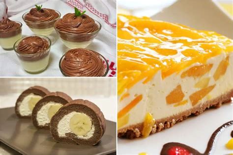 12 Recetas De Postres Faciles Sin Horno