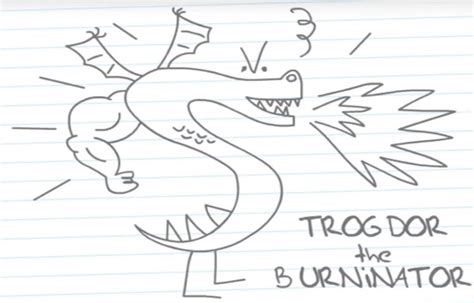 Trodgor The Burninator By Strong Bad Rnostalgia