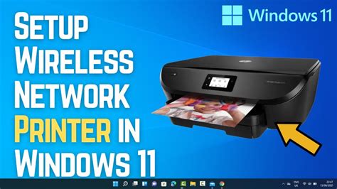 How To Setup Wireless Printer In Windows Youtube