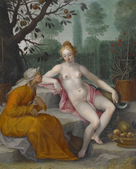 Vertumnus And Pomona By After Abraham Bloemaert Artvee