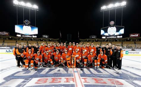 Anaheim Ducks At Dodger Stadium 2014 Stadium Series Anaheim Ducks