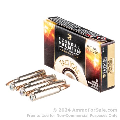 20 Rounds Of Discount 62gr Sp 223 Ammo For Sale By Federal