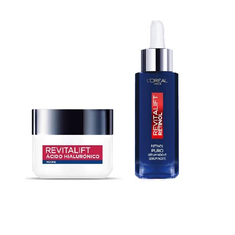 Ripley Set Rutina Noche Loreal Hidratante Revitalift Cido