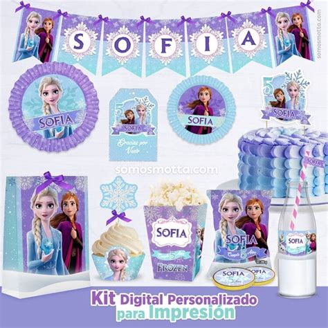 Kit De Fiesta De Frozen Imprimible Somos Motta