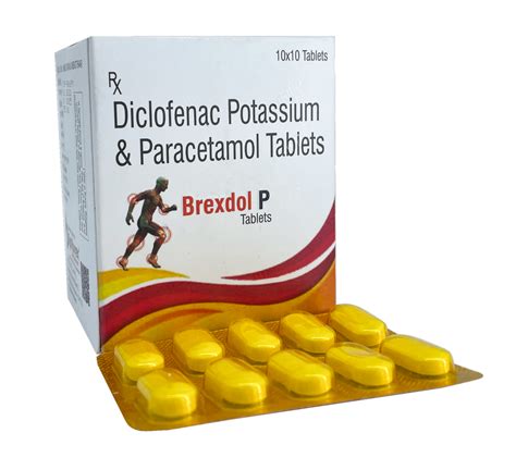 Diclofenac 50mg Paracetamol 325mg Tab At Rs 550box Diclofenac