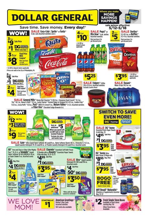 Dollar General Weekly Ad Dollar General Weekly Ad Flyer June 21 To 27