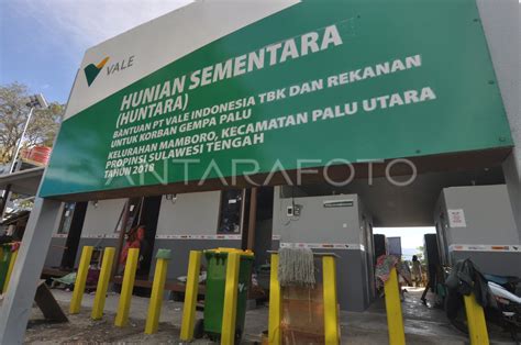 Huntara Bantuan Pt Vale Indonesia Antara Foto