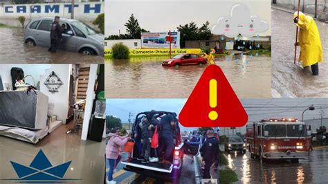 As Los Estragos De La Lluvia En Hidalgo Tizayuca Queda Bajo El Agua I