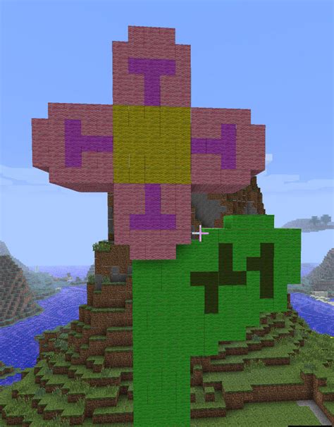 Flower Minecraft Art By Crystlewhitewolf On Deviantart