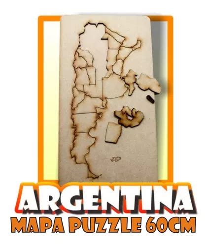 Mapa Argentina Cm Puzzle Rompecabezas Imaginarte L Ser En Venta En