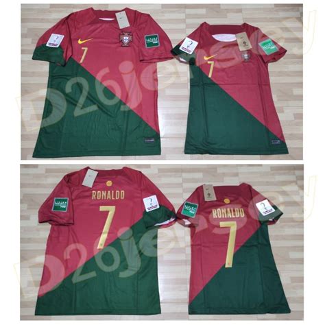 Jual Jersey COUPLE Portugal Home 2022 2023 Cetak Nama Nameset