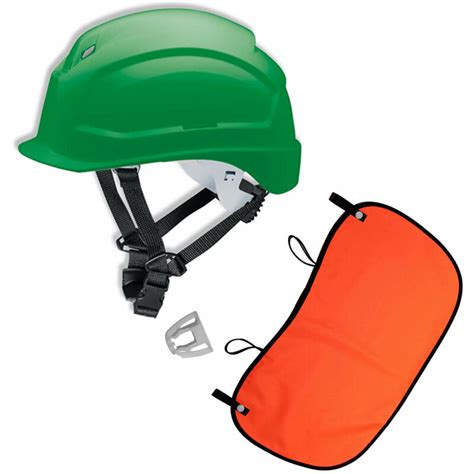 uvex Schutzhelm pheos S KR mit Nackenschutz orange mit BG Bau Förderung