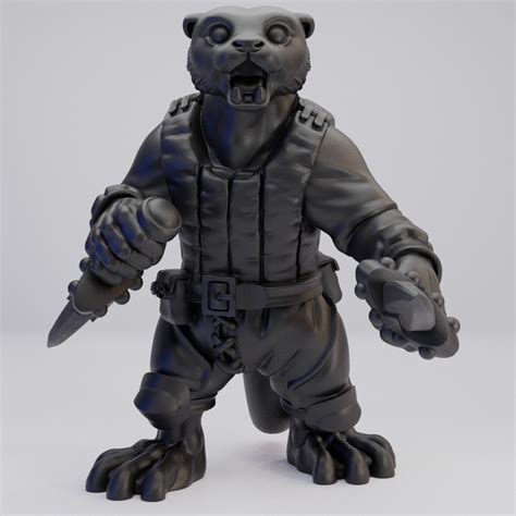 Hot Goblin カワウソ族短剣A ミニチュア ホットゴブリン TRPG ローグ