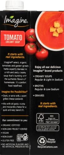 Imagine™ Organic Creamy Tomato Soup 32 Fl Oz Kroger