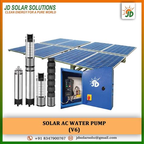 J D Wet Hp Solar Water Pumping System For Submersible Model Name