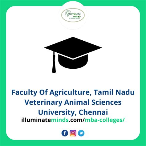 Faculty Of Agriculture, Tamil Nadu Veterinary Animal Sciences ...