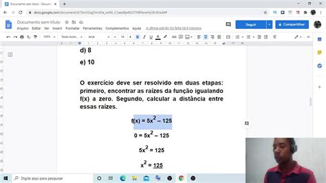 EquaÇÃo Do Segundo Grau Incompleta ExercÍcio 2 Youtube